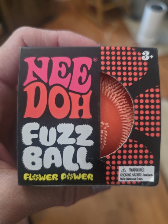 Nee Doh Other - ✨NEW✨ Nee Doh Fuzz Ball Flower Power - Orange